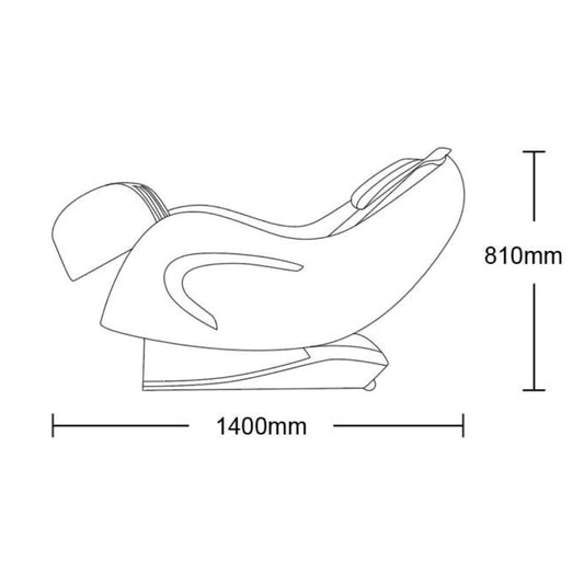 Sanotechnik® Luxus Massagesessel Schwarz – Zero‑Gravity & 190° Stretch, 5 Massagemodi, Fuß-Airbags, Bluetooth, Heizfunktion – Art.Nr. MA2603