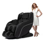 HealthRelife Massagestuhl mit Shiatsu Massagesessel Ganzkörpermassage Zero Gravity, Bluetooth, DIY Mode(Schwarz)