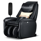 COSTWAY Elektrischer Massagesessel, Zero Gravity SL Spur Massagestuhl, Relaxsessel Liegestuhl mit Ganzkörpermassage, Rückenheizung, Wadenairbag-Massage, Fernbedienung, Rädern & Kissen (Schwarz)